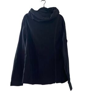 Army of Me Black full zip Cowl Mock neck jacket sz XL